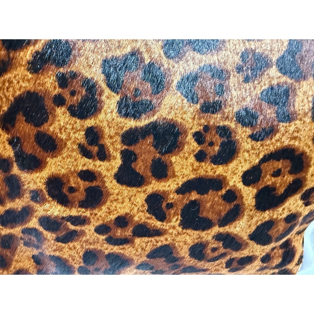NWT PATRICIA NASH Rayleigh TOTE BAG CALF HAIR LEOPARD Leather‎ brown NWOT - Picture 10 of 10